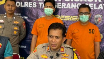 Komisaris dan Direktur perusahaan di Tangerang gelapkan uang untuk judol. Foto: Andre Pradana/Tangselife