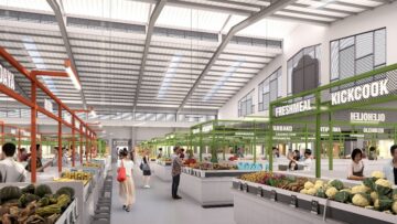 paramount land resmikan maggiore fresh market