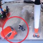 mobil kabur usai isi pertalite