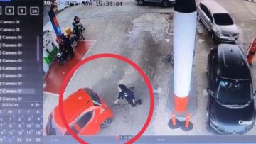 mobil kabur usai isi pertalite