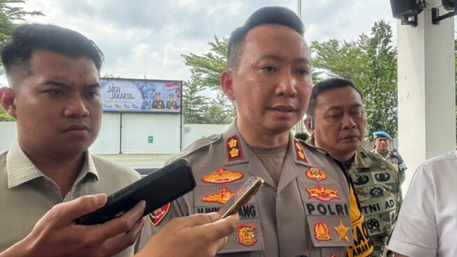 Polisi Periksa 4 Saksi Kasus Bullying SMPN 19 Tangsel 1 Kapolres Tangsel, AKBP Victor Daniel Henry Inkiriwang. Foto: Andre Pradana/Tangselife