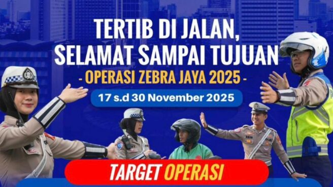 Operasi Zebra 2025 di Tangsel, Ini 7 Pelanggar yang Disasar 1 operasi zebra 2025