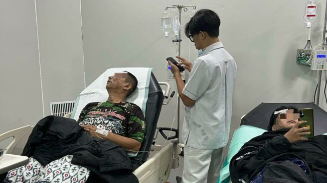 penyiraman air keras di Pamulang