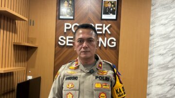 Kapolsek Serpong, Kompol Suhardono. Foto: Andre Pradana/Tangselife