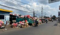 Tumpukan sampah di Pasar Jombang, Ciputat. Foto: Andre Pradana/Tangselife