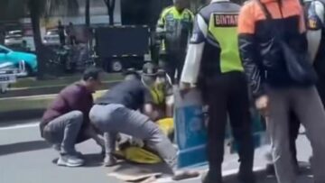 laka lantas di bintaro