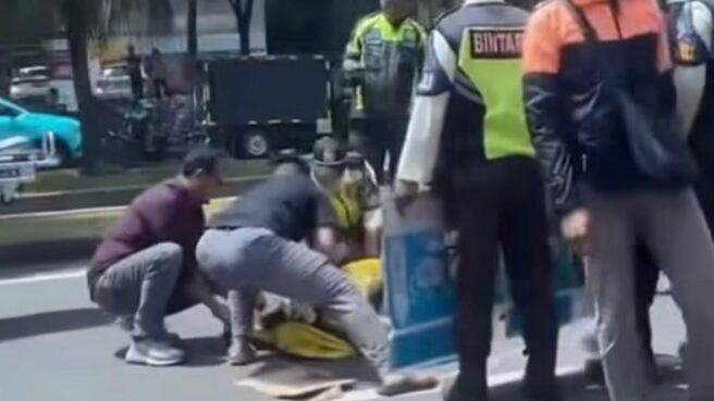 laka lantas di bintaro