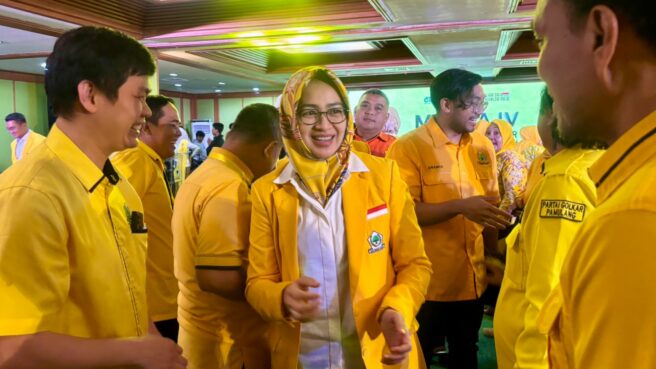 Terpilih Aklamasi, Airin Rachmi Diany ‘hattrick’ Nakhodai Golkar Tangsel 1 Airin Rachmi Diany