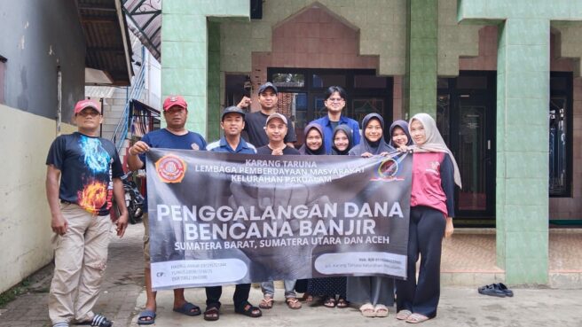 Karang Taruna Pakualam, Tangsel Buka Donasi Bencana Sumatera 2025