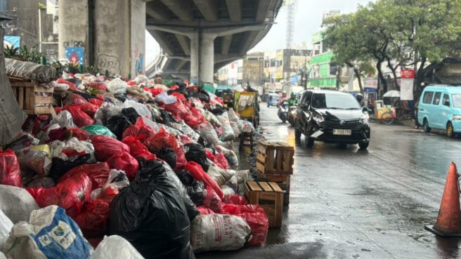 Tumpukan sampah yang terjadi di kolong flyover Ciputat beberapa hari lalu. Foto: Andre Pradana/Tangselife