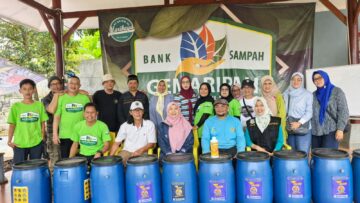 Bank Sampah Gemaripah di Cluster Maribaya, Vila Dago Pamulang, Tangsel.