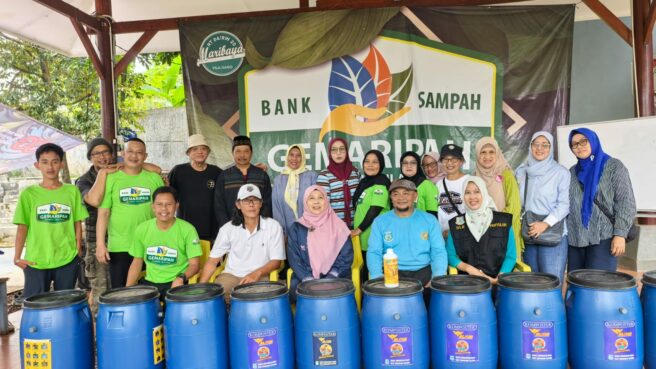 Bank Sampah Gemaripah di Cluster Maribaya, Vila Dago Pamulang, Tangsel.