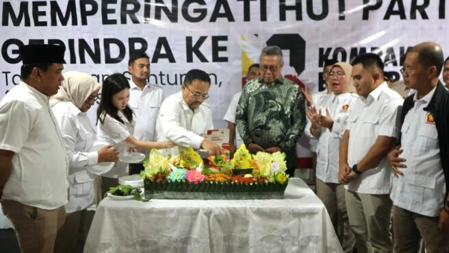 HUT Gerindra ke-18, Kader Prabowo di Tangsel Gelar Tasyakuran Hingga Santunan Yatim