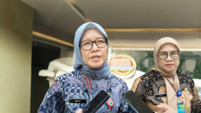 Kepala Dinas Kesehatan Tangsel, dr. Allin Hendalin Mahdaniar
