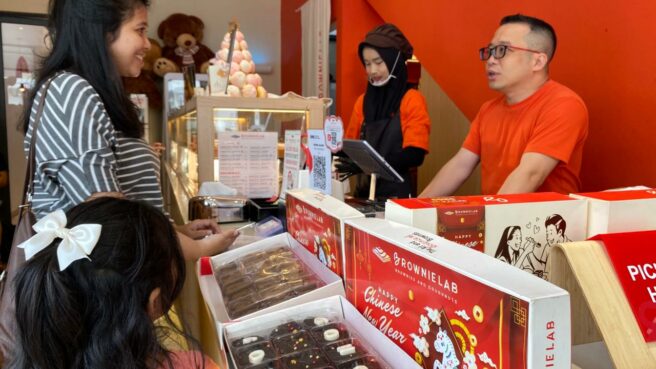 Brownie Lab yang berlokasi di Verona Junction Gaading Serpong, Kabupaten Tangerang.