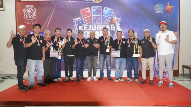 Orado Tangsel gelar kejuaraan domino profesional diikuti 32 peserta. Foto: ist
