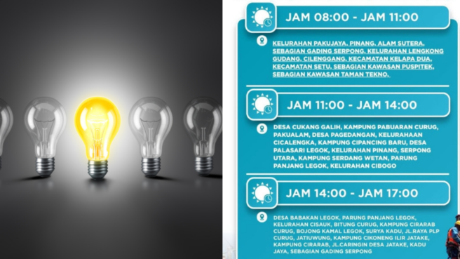 Pemadaman Listrik Sementara di Serpong dan Sekitarnya